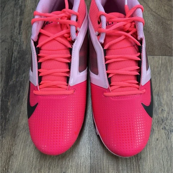 Nike Alpha Menace 4 Pro NRG Pink Football Cleats HJ4568-600 Mens Size 8